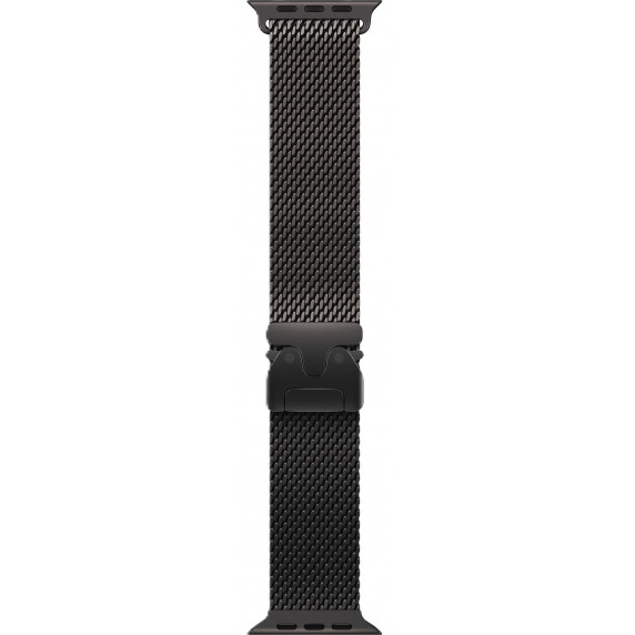 Apple Watch Ultra 3 49mm BlackTitanium Milanese Loop / Black Titanium Case