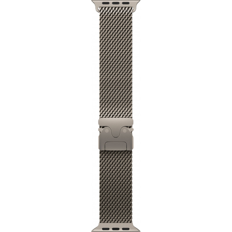 Apple Watch Ultra 4 49mm Titanium Milanese Natural  / Natural Titanium Case