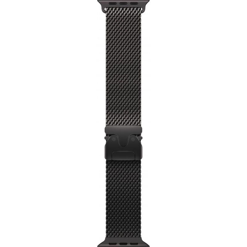 Apple Watch Ultra 4 49mm Titanium Milanese Black / Black Titanium Case
