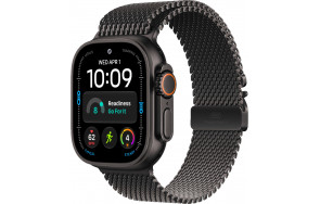 Купить Apple Watch Ultra 4 49mm Titanium Milanese Black  / Black Titanium Case