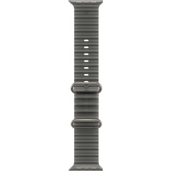 Apple Watch Ultra 4 49mm  Ocean Band Translucent Black / Natural Titanium Case