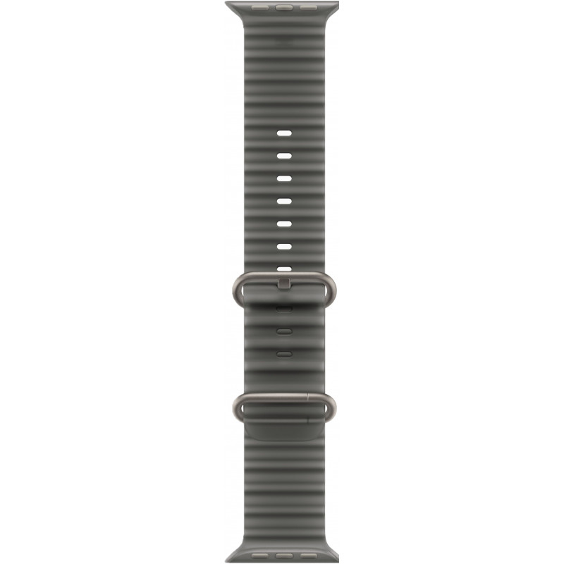Apple Watch Ultra 4 49mm  Ocean Band Translucent Black / Natural Titanium Case