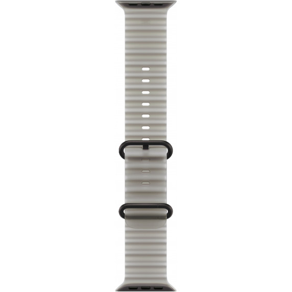 Apple Watch Ultra 4 49mm  Ocean Band Translucent Gray / Black Titanium Case
