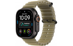 Купить Apple Watch Ultra 4 49mm Ocean Band Translucent Kelp  / Black Titanium Case