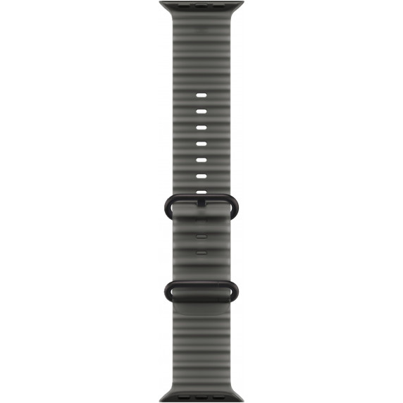 Apple Watch Ultra 4 49mm  Ocean Band Translucent Black / Black Titanium Case