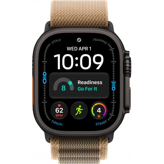 Apple Watch Ultra 4 49mm Alpine Desert / Black Titanium Case