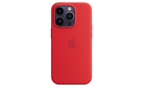 Купить Чехол MagSafe iPhone 14 Pro Max Silicone Cover - Red